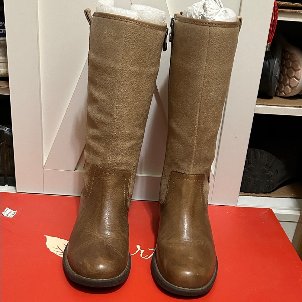 Nurture by Lamaze Tan Leather Boots